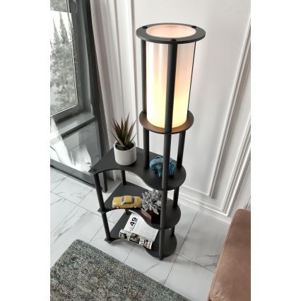 Настольная лампа с полками NOTO 1xE27/40W/230V черный