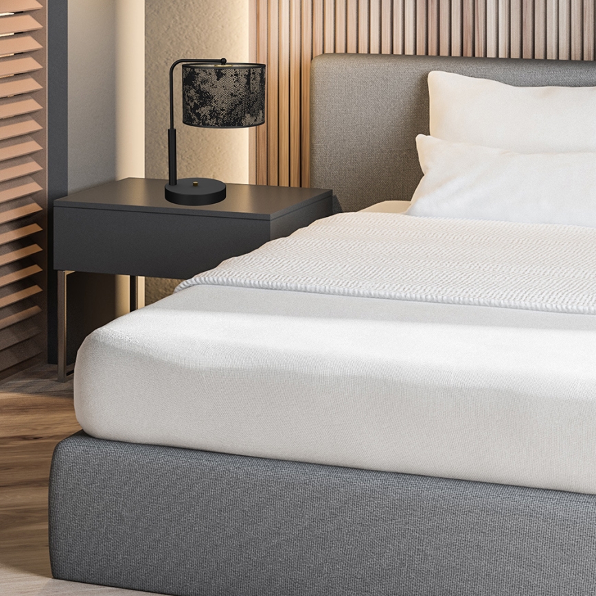 Настольная лампа SATINO 1xE27/60W/230V черная/золотая