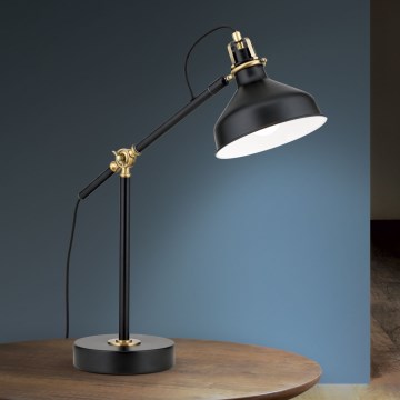 Настольная лампа SCHILLER 1xE27/40W/230V черный/бронзовый