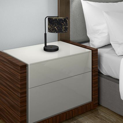 Настольная лампа SENSO 1xE27/60W/230V черная