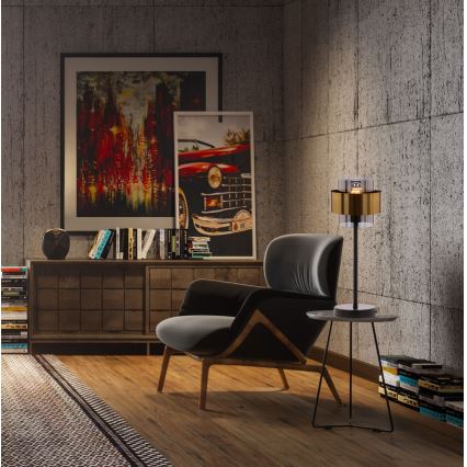 Настольная лампа SPIEGA 1xE27/60W/230V золотистый/черный