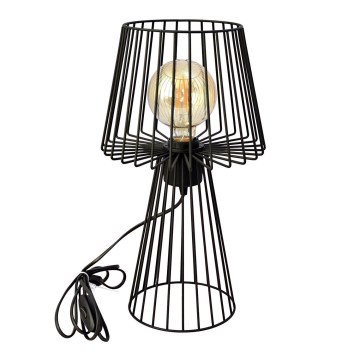 Настольная лампа TORRI 1xE27/15W/230V черный
