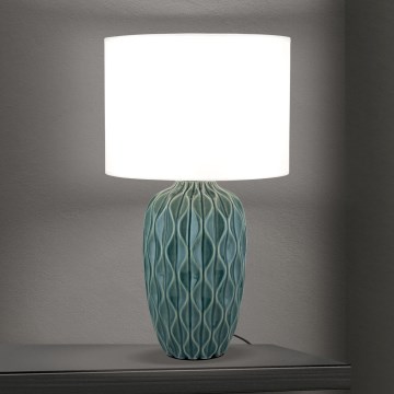 Настольная лампа TORTUGA 1xE27/40W/230V зелёная/белая