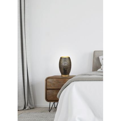 Настольная лампа Venus 1xE27/60W/230V черная/золотая