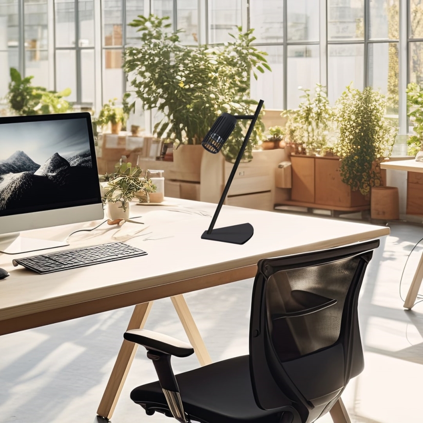 Настольная лампа VERTICAL 1xGU10/8W/230V черный