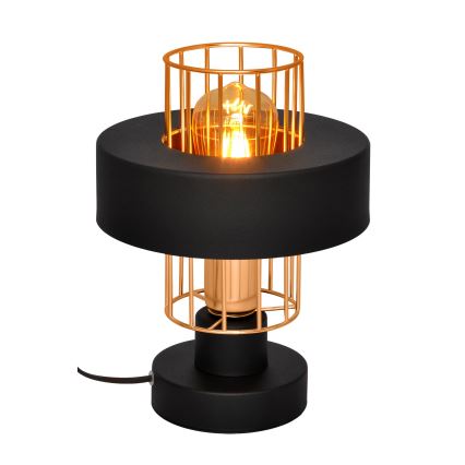 Настольная лампа VOLTA 1xE27/15W/230V черный/золотой