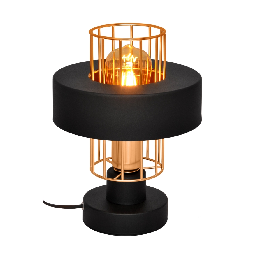 Настольная лампа VOLTA 1xE27/15W/230V черный/золотой