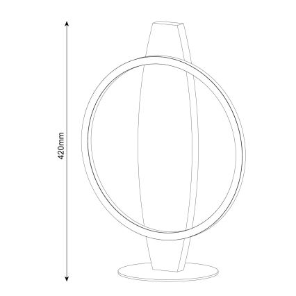 Настольная светодиодная лампа MELISA LED/10W/230V, сосна