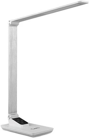 Настольная светодиодная лампа с регулируемой яркостью, USB, LED/7 Вт/230 В, 3000K/4000K/5500K, белая