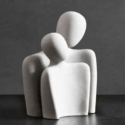 Настольное украшение 20x5,5x14,5 cm белое