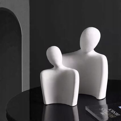 Настольное украшение 20x5,5x14,5 cm белое