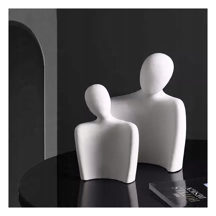 Настольное украшение 20x5,5x14,5 cm белое