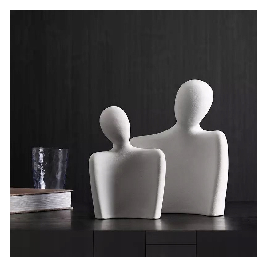 Настольное украшение 20x5,5x14,5 cm белое