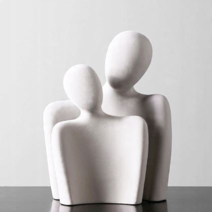 Настольное украшение 20x5,5x14,5 cm белое