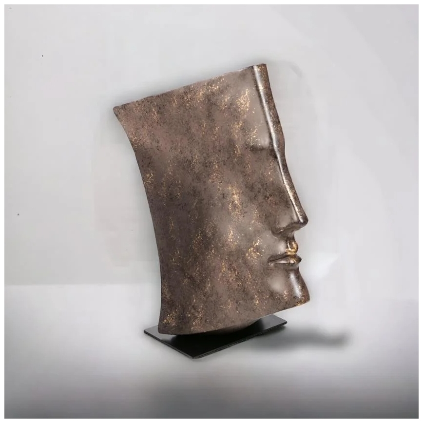 Настольное украшение 29x25x17 cm смола/медное покрытие