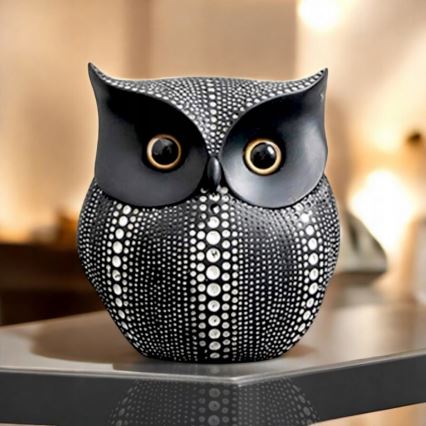 Настольный декор, 15 см, чёрный