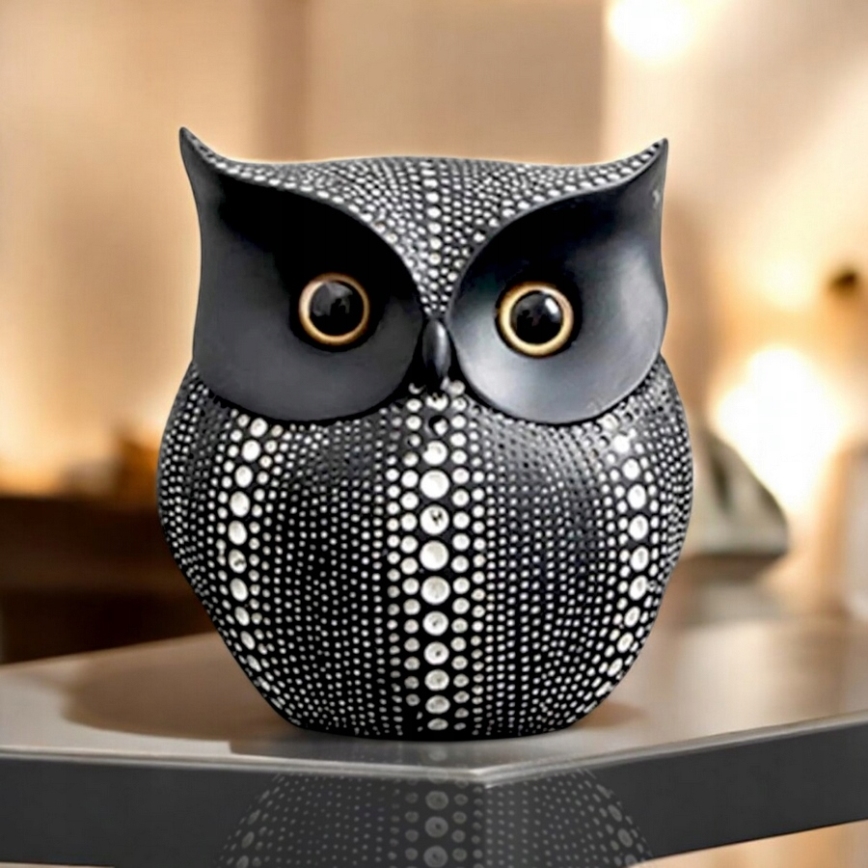 Настольный декор, 15 см, чёрный