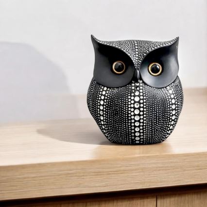 Настольный декор, 15 см, чёрный