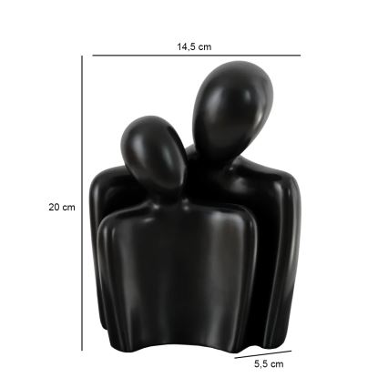 Настольный декор 20x5,5x14,5 см, чёрный