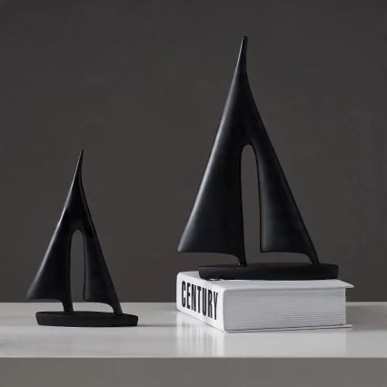 Настольный декор 21 см, смола/чёрный