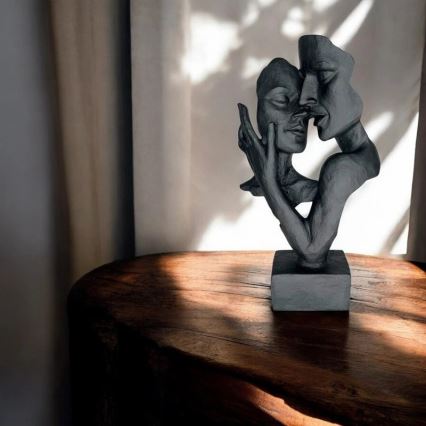 Настольный декор 29x9x17 см, смола/чёрный