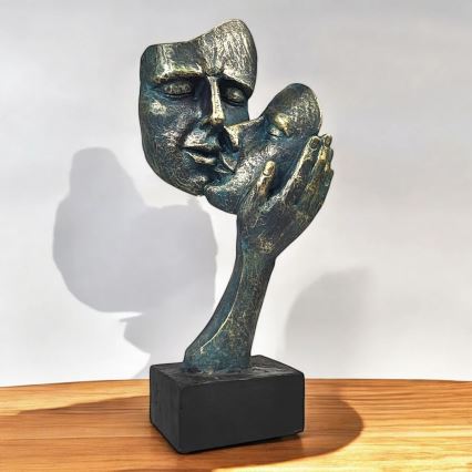 Настольный декор 35x22x13 cm смола/патина