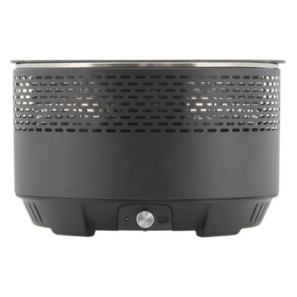 Настольный гриль на углях 4xAA/USB черный