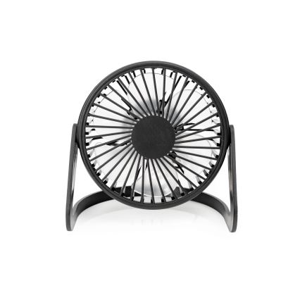 Настольный вентилятор USB, диаметр 15 см, черный