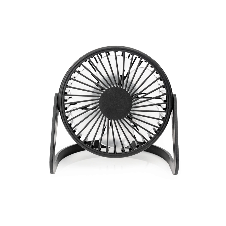 Настольный вентилятор USB, диаметр 15 см, черный