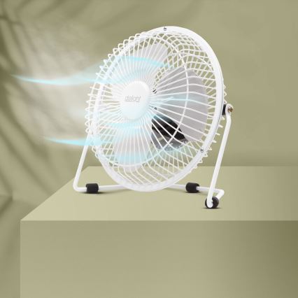Настольный вентилятор 1,75 Вт/5 В USB, диаметр 18 см, белый