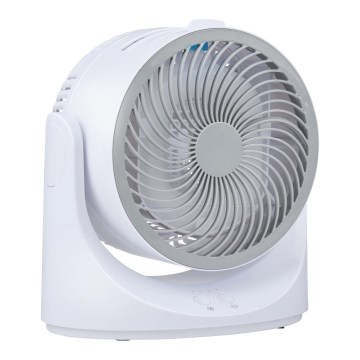 Настольный вентилятор с RGB LED‑подсветкой и эффектом тумана, 5 В