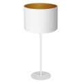 Настольная лампа ARDEN 1xE27/60W/230V диаметр 25 см белая/золотая
