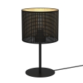 Настольная лампа LOFT SHADE 1xE27/60W/230V диаметр 18 см черная/золотая