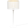 Настольная лампа LOFT SHADE 1xE27/60W/230V диаметр 25 см белая/золотая