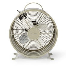 Настольный вентилятор RETRO 20W/230V серый диаметр 25 см