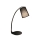 Настільна лампа GALLANT 1xE27/11W/230V чорний/коричневий