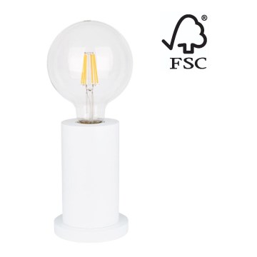 Настільна лампа TASSE 1xE27/25W/230V бук – сертифіковано FSC