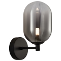 Настінна лампа ALIAS 1xE14/40W/230V чорний/сірий