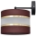 Настінна лампа HELEN 1xE27/60W/230V коричневий/чорний/золотий