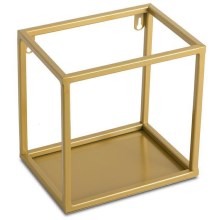 Настінна полиця 20x20 см золотий