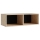 Настінна полиця PAVO 31x100 см коричневий