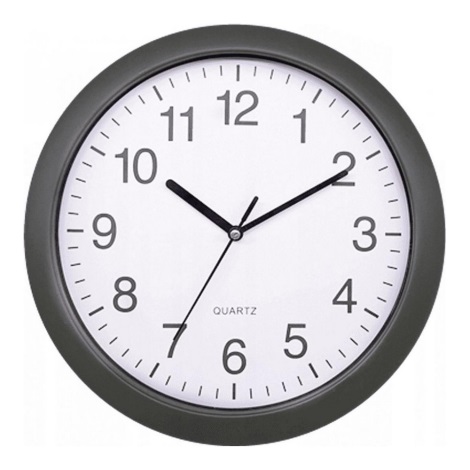 Настінний годинник 1xAA сірий