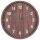 Настінний годинник 25 см коричневий
