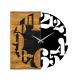 Настінний годинник 58x58 см 1xAA дерево/метал