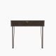 Настінний столик LINEA 78x90 см коричневий/антрацит