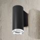 Настінний точковий світильник для ванної кімнати TURYN 1xGU10/10W/230V IP44 чорний