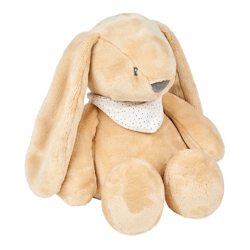 Nattou - Іграшка-комфортер з мелодією і світлом SLEEPY BUNNY 4в1 коричневий