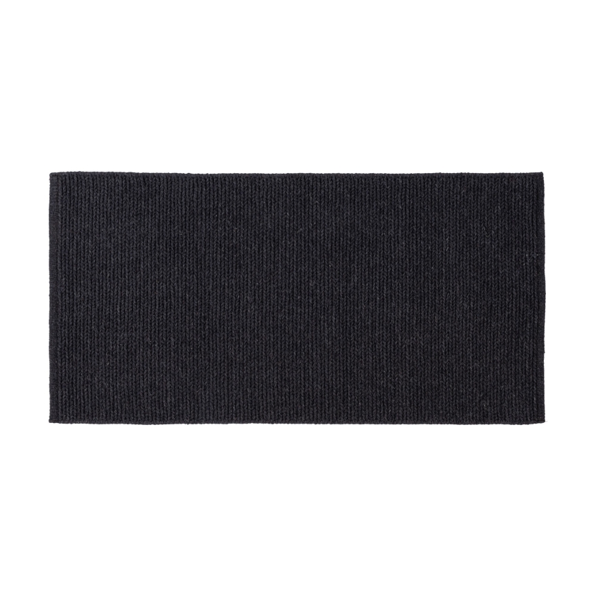 Натуральний килим FIR WOOL 120x170 cm 2600 g/m2 антрацит