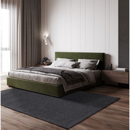 Натуральний килим FIR WOOL 120x170 cm 2600 g/m2 антрацит