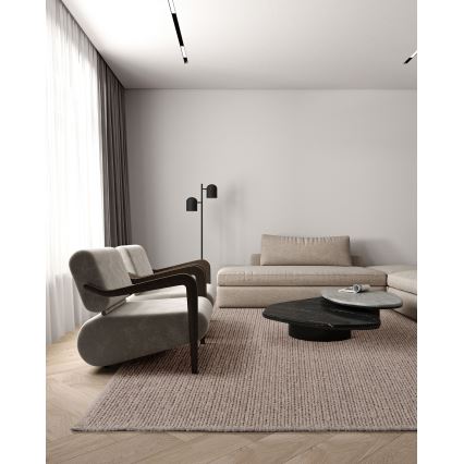 Натуральний килим FIR WOOL 120x170 cm 2600 g/m2 бежевий